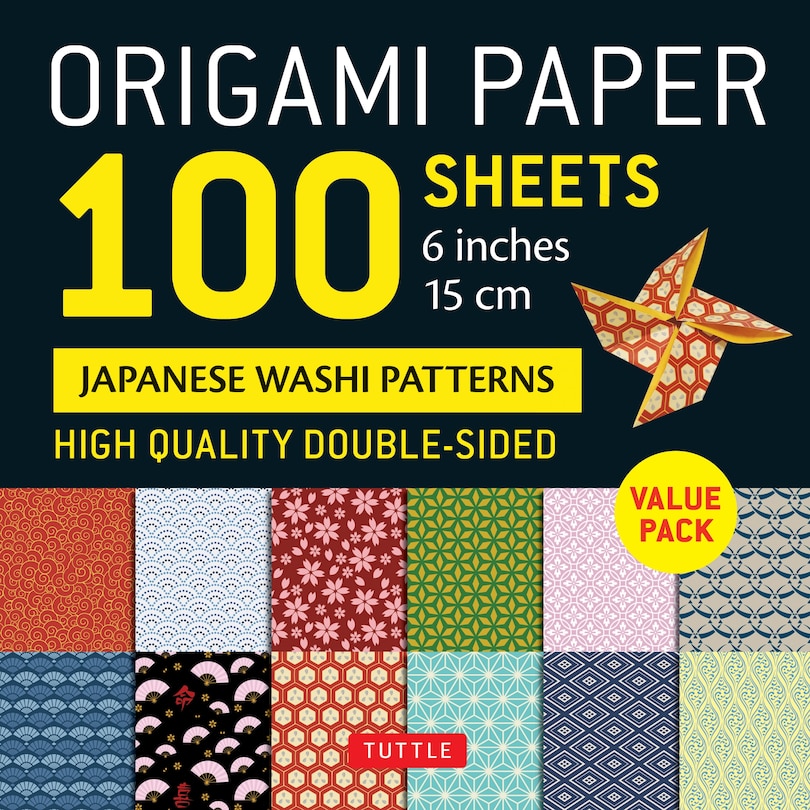 Couverture_Origami Paper 100 sheets Washi Patterns 6 (15 cm)