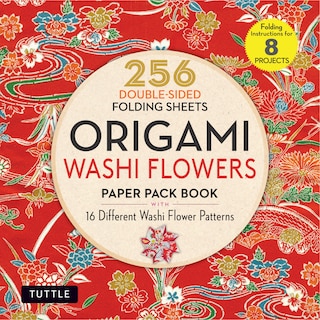 Front cover_Origami Washi Flowers Paper Pack Book