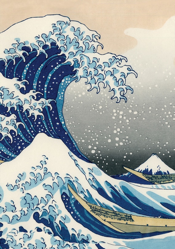 Front cover_Journal Under the Wave off Kanagawa, Lined Paperback