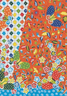 Front cover_Journal Modern Batik Kawung Butterflies, Lined Paperback