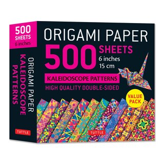 Couverture_Origami Paper 500 sheets Kaleidoscope Patterns 6 (15 cm)