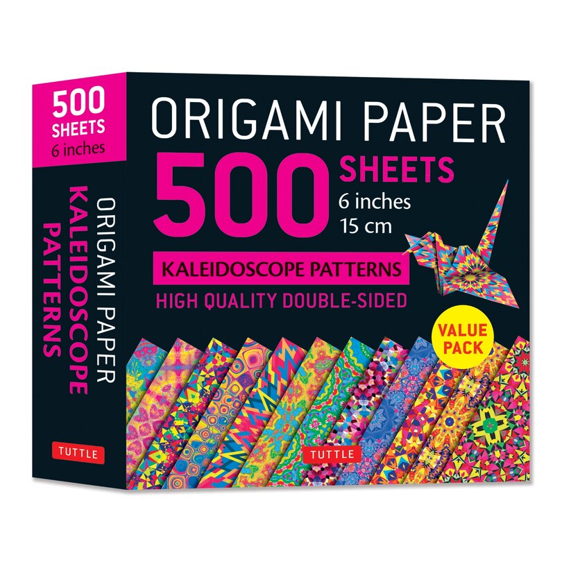 Couverture_Origami Paper 500 sheets Kaleidoscope Patterns 6 (15 cm)