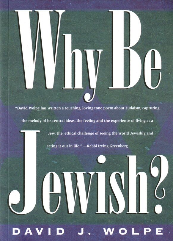 Front cover_Why Be Jewish?