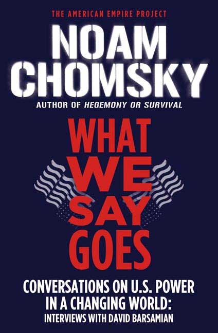 Front cover_What We Say Goes