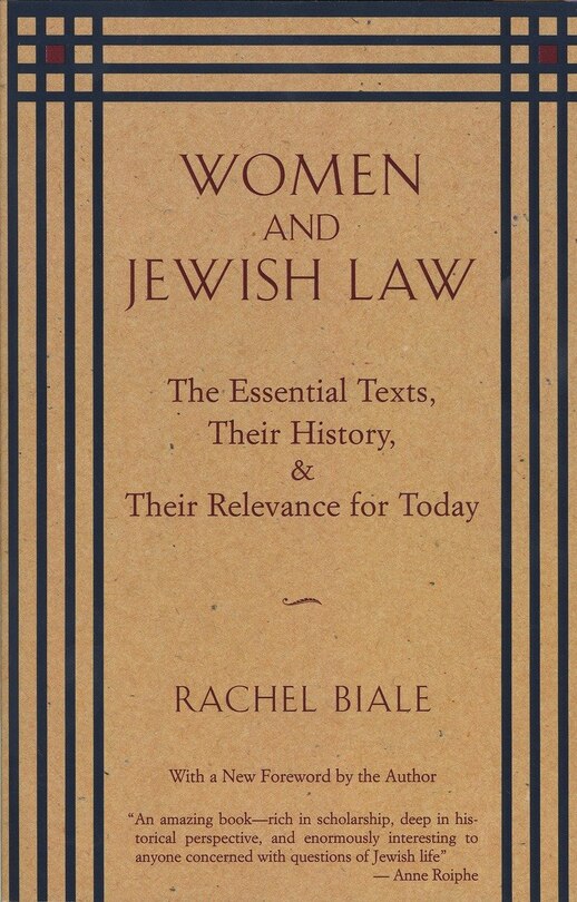 Couverture_Women And Jewish Law