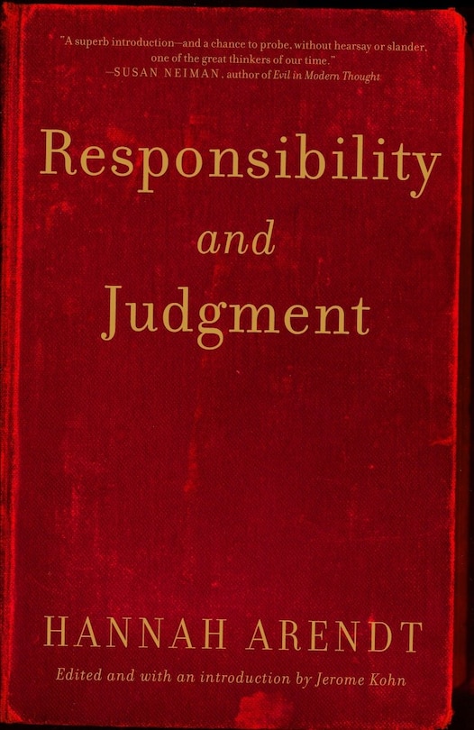 Front cover_Responsibility And Judgment
