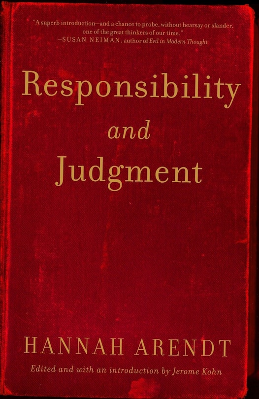 Responsibility And Judgment