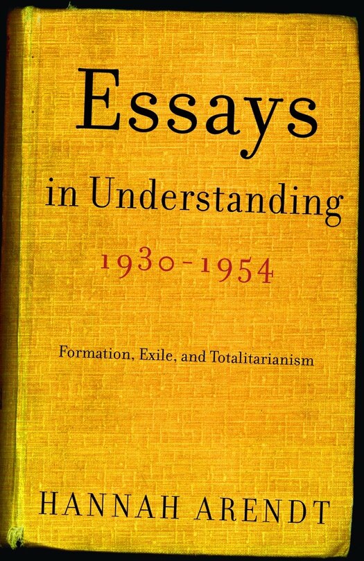 Front cover_Essays in Understanding, 1930-1954