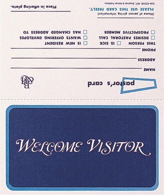 Front cover_Visitor Card - Folded (Package of 100)