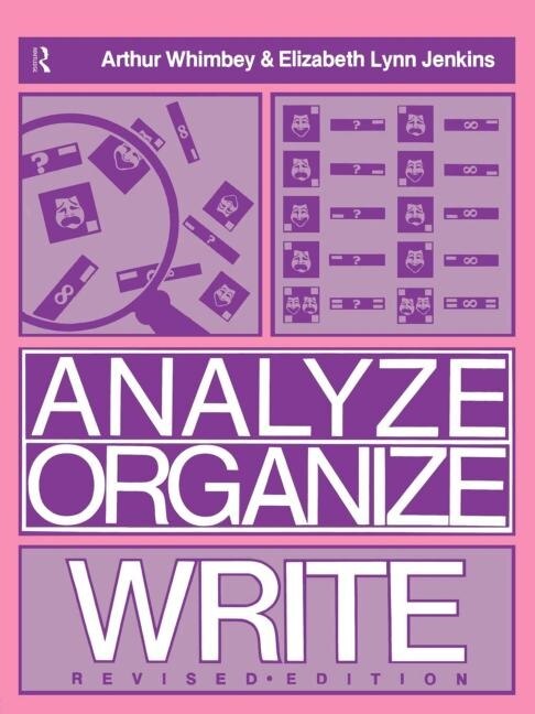 Couverture_Analyze, Organize, Write