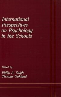 Couverture_International Perspectives on Psychology in the Schools