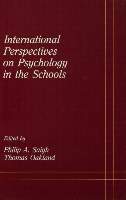 Couverture_International Perspectives on Psychology in the Schools