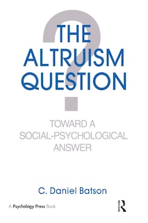 Front cover_The Altruism Question