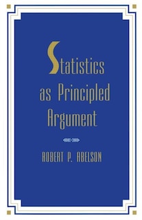 Front cover_Statistics As Principled Argument