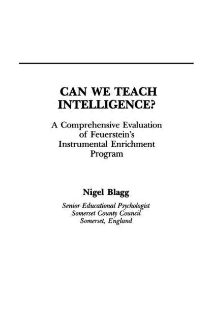 Couverture_Can We Teach Intelligence?