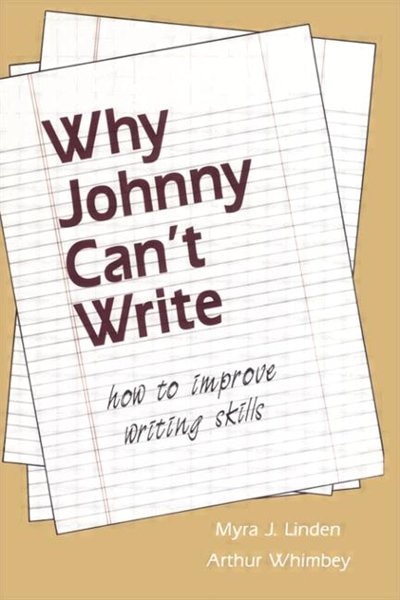 Front cover_Why Johnny Can't Write