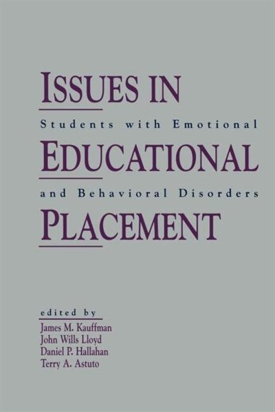 Front cover_Issues in Educational Placement