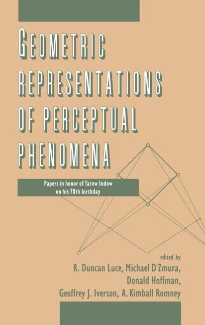 Couverture_Geometric Representations Of Perceptual Phenomena
