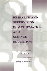 Couverture_Research And Supervision In Mathematics And Science Education