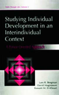 Front cover_Studying Individual Development in An Interindividual Context