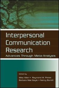 Couverture_Interpersonal Communication Research