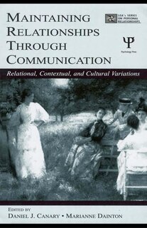Couverture_Maintaining Relationships Through Communication