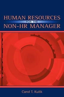 Front cover_Human Resources For the Non-Hr Manager