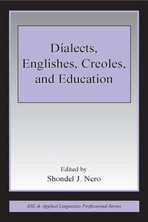 Front cover_Dialects, Englishes, Creoles, and Education