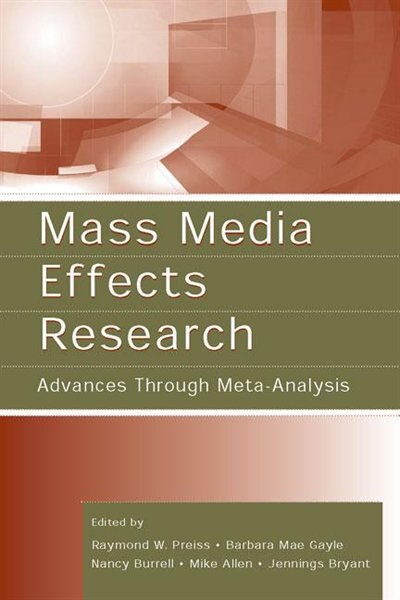 Front cover_Mass Media Effects Research