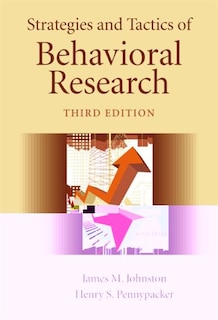Couverture_Strategies and Tactics of Behavioral Research