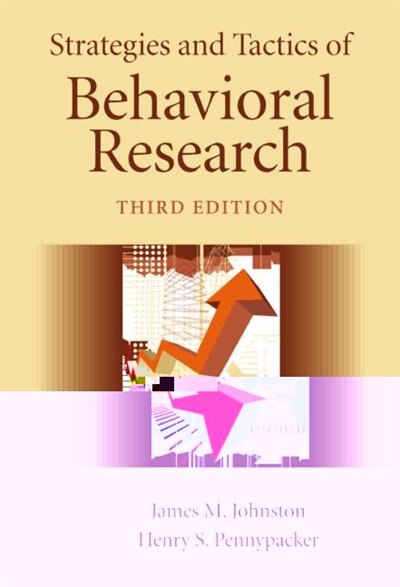 Couverture_Strategies and Tactics of Behavioral Research
