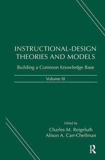 Front cover_Instructional-Design Theories and Models, Volume III