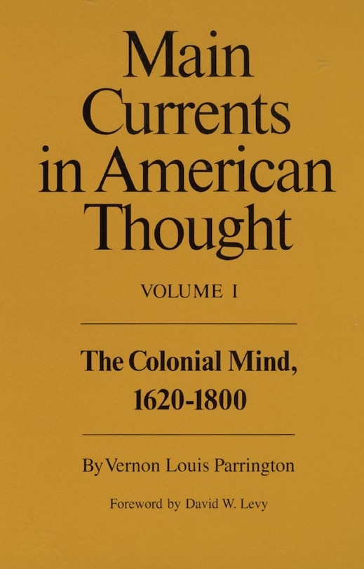 Front cover_Main Currents In American Thought