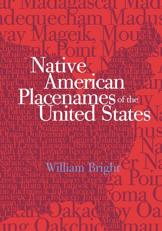 Front cover_Native American Placenames Of The United States