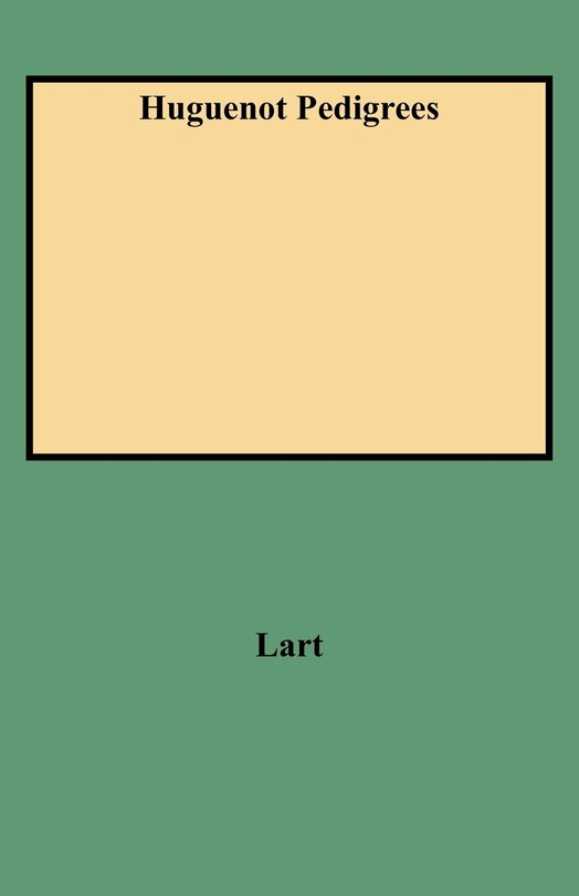 Front cover_Huguenot Pedigrees