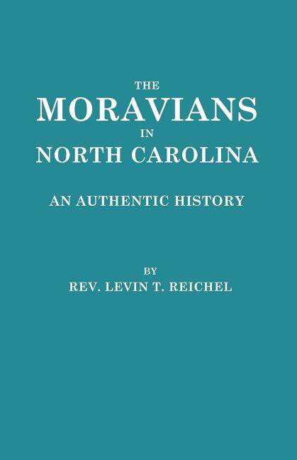 Couverture_Moravians in North Carolina. an Authentic History