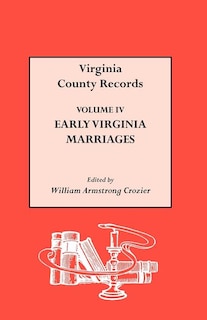 Front cover_Early Virginia Marriages