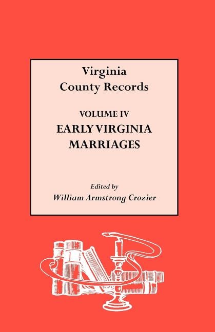 Front cover_Early Virginia Marriages