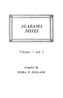 Couverture_Alabama Notes, Volumes 1 and 2
