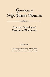 Front cover_Genealogies of New Jersey Families. from the Genealogical Magazine of New Jersey. Volume II