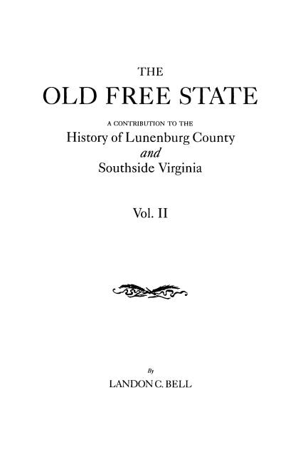 Front cover_Old Free State