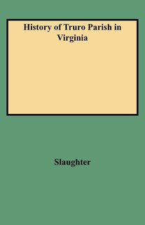 Couverture_History of Truro Parish in Virginia