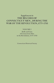 Couverture_Supplement to the Records of Connecticut Men During the War of the Revolution, 1775-1783. Volume I