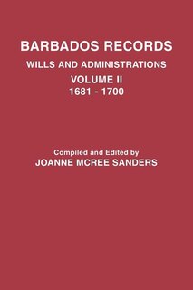 Couverture_Barbados Records. Wills and Administrations