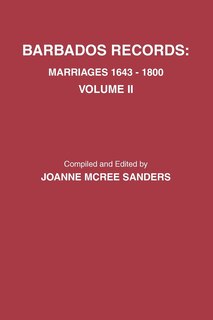 Front cover_Barbados Records. Marriages, 1643-1800