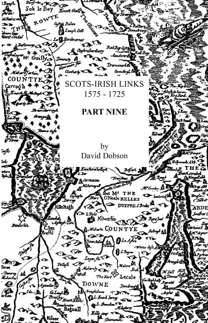 Front cover_Scots-irish Links, 1575-1725. Part Nine