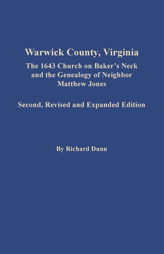 Front cover_Warwick County, Virginia