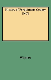 Front cover_History of Perquimans County [Nc]