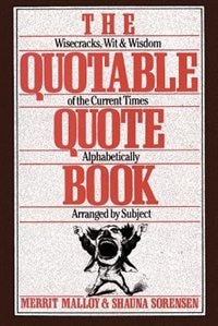 Front cover_The Quotable Quote Book