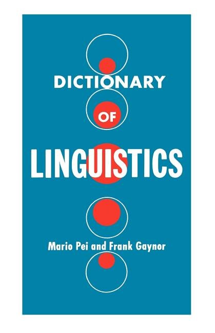 Front cover_Dictionary of Linguistics
